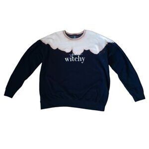 Feelin' Witchy Bleached Sweatshirt Southern Bliss Women's Size XXL